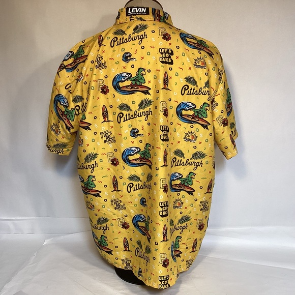 Pittsburgh Pirates Hawaiian Shirt mens size XL - Picture 6 of 11